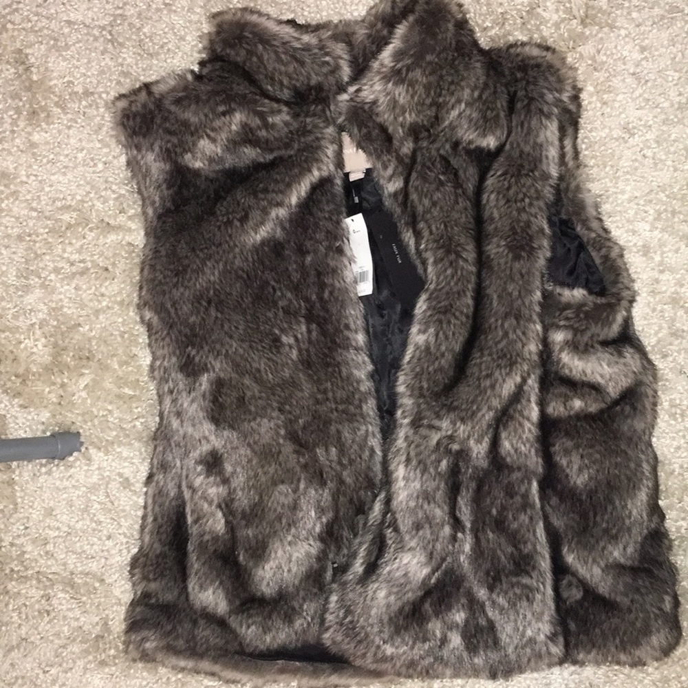 Banana Republic Fur Vest